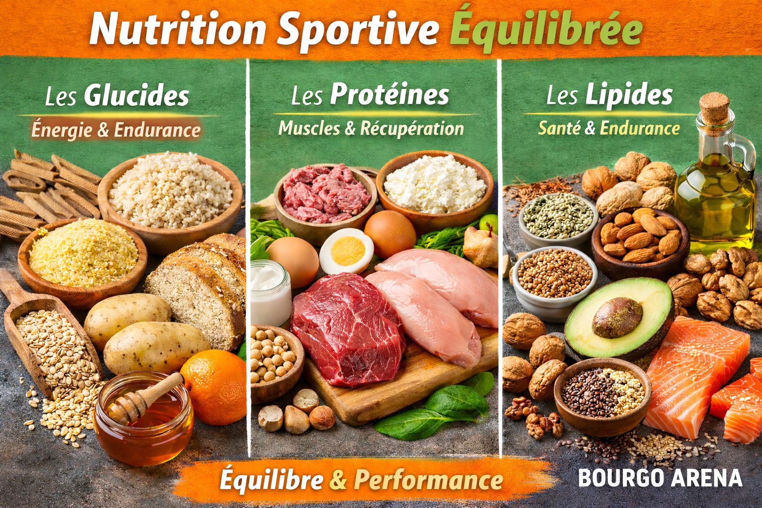 Bourgo Arena Nutrition sportive